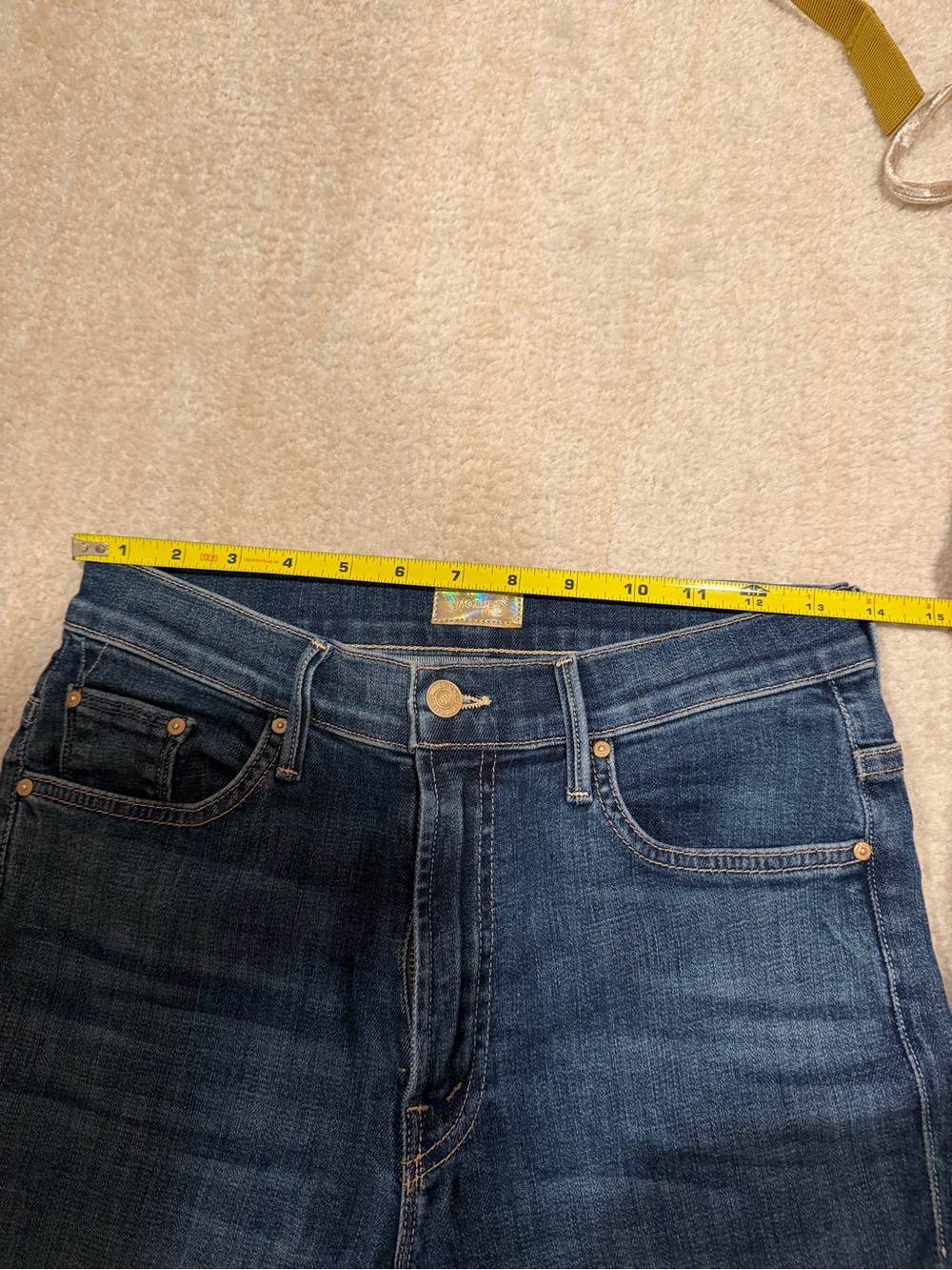 MOTHER The Insider Crop Fray Jeans in Girl Crush, 27 - Picture 6 of 9